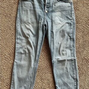 Women's button fly Jeans